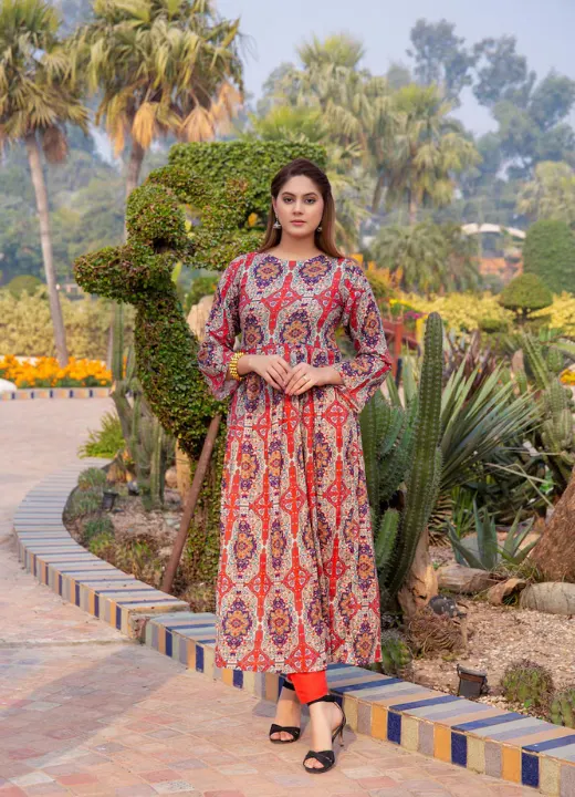 Vibrant Printed Kurti for Effortless Elegance in Every Season
